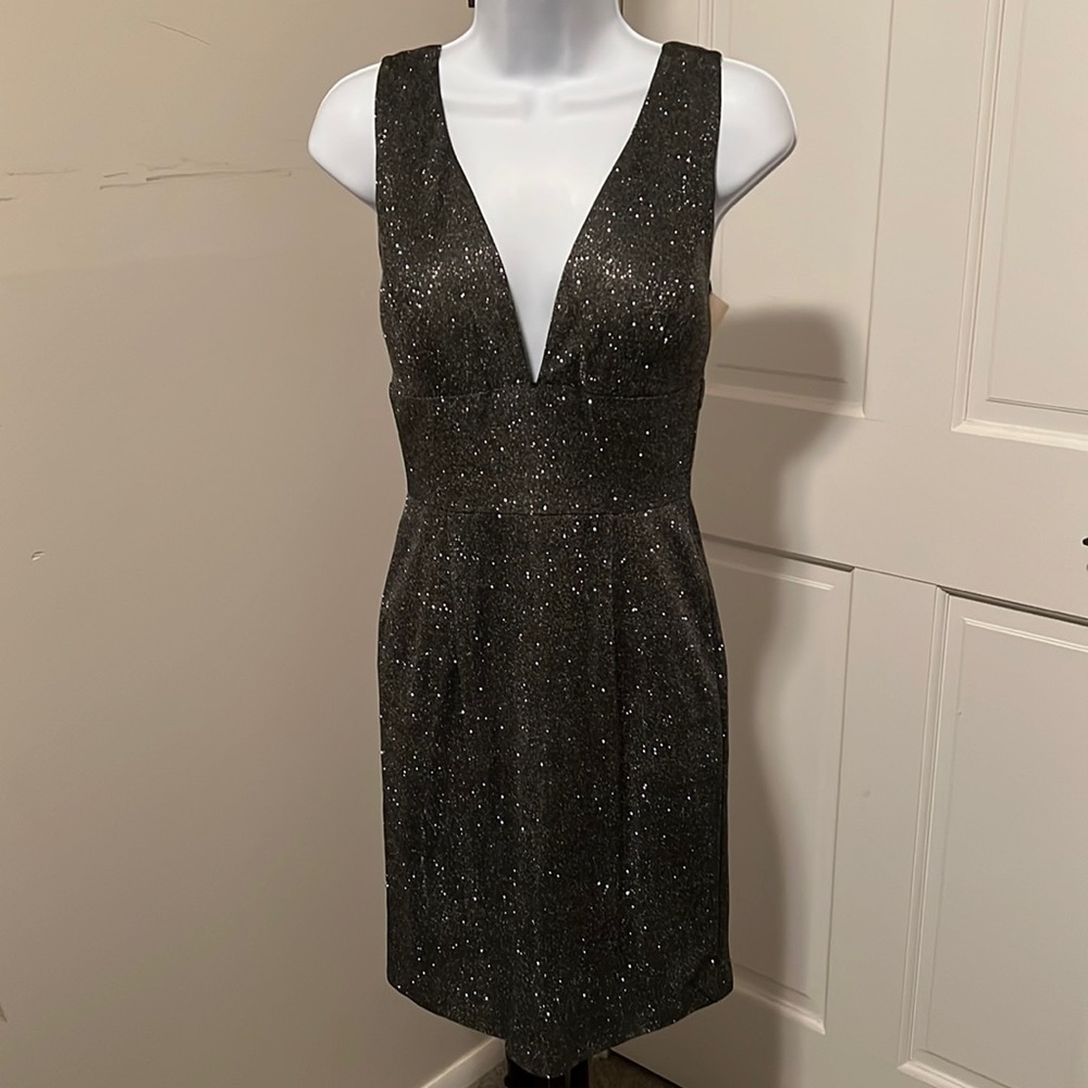 Silver party dress size 6